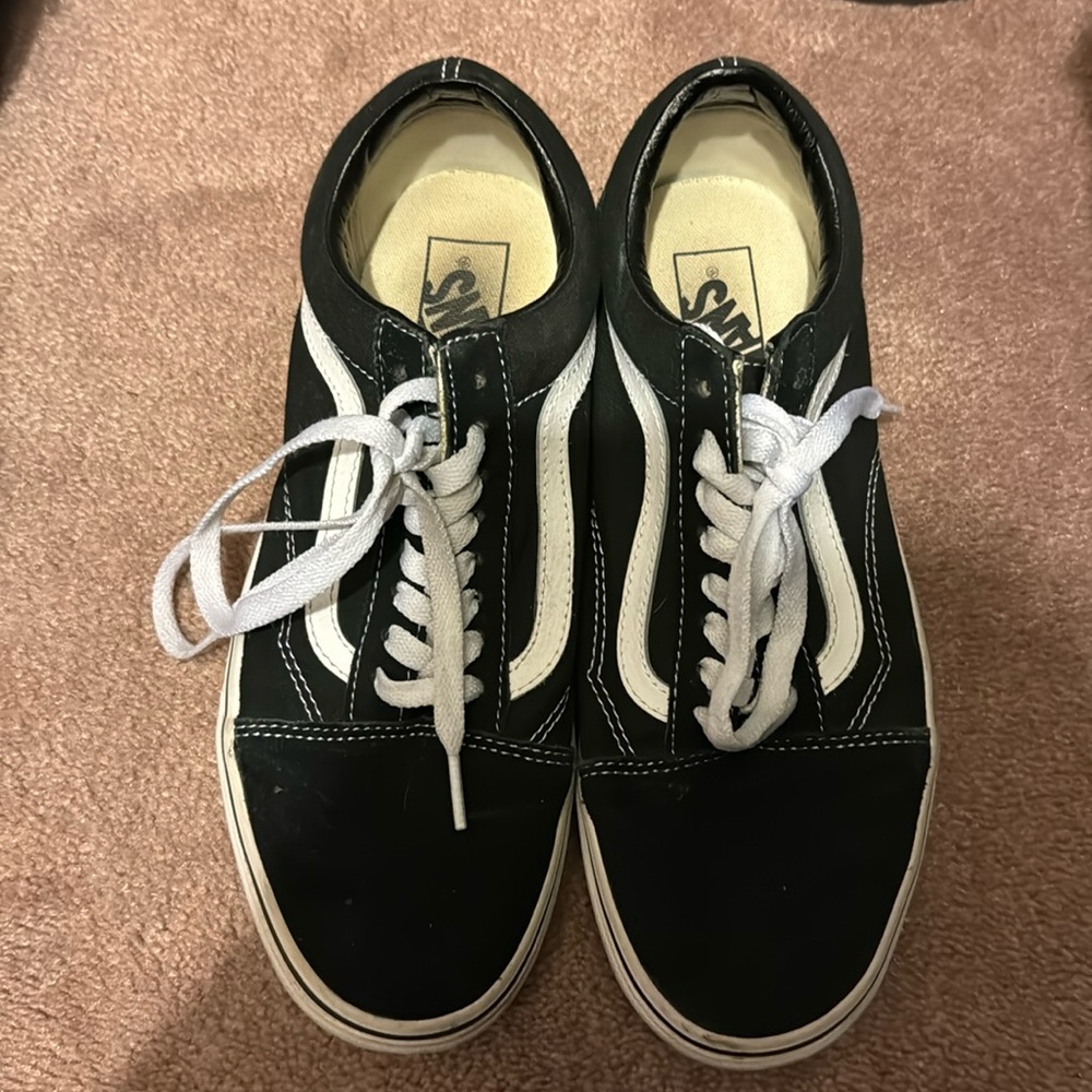 Black laced vans